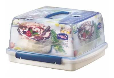 Lock & Lock Portable Cake Box with Handle 33.2 x 32.1 x 17.7cm (HLS102)